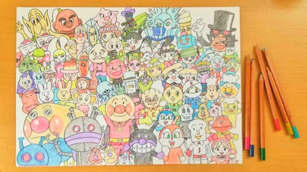 母が描いたアンパンマンのイラスト