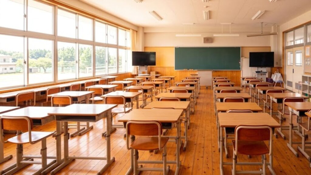 学校の教室の写真